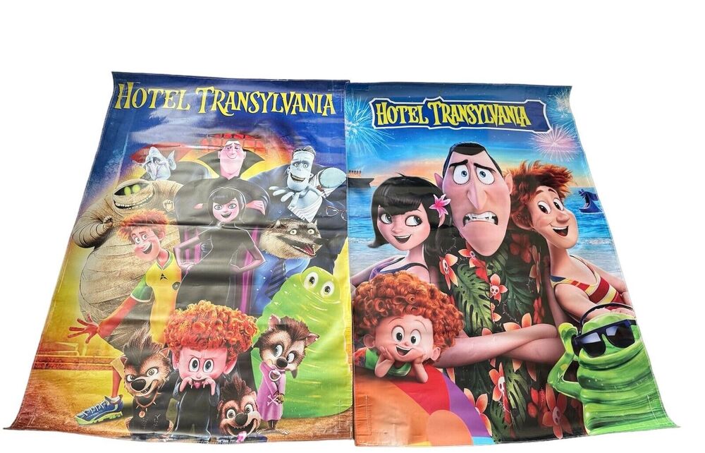 Hotel Transylvania Party Character Banners For Jumpers Bounce House Lot Of 2